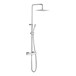 Crosswater Atoll Square Thermostatic Multifunction Shower Kit
