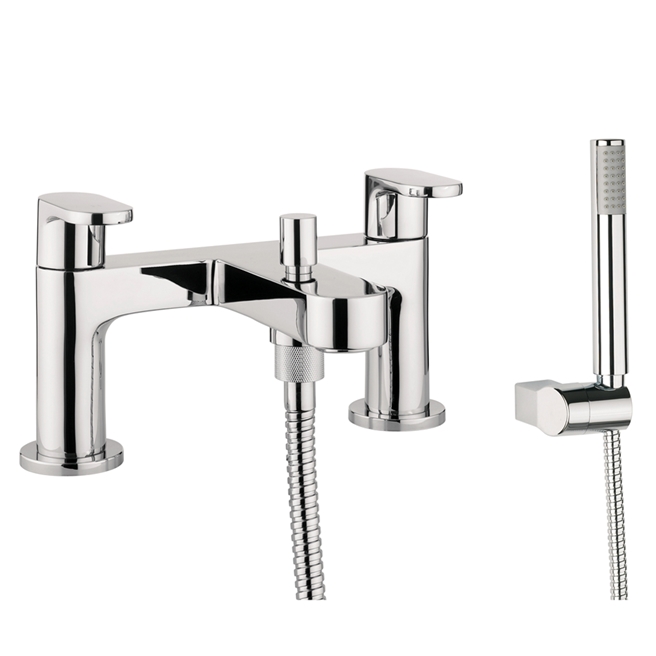 Proflow Track Bath Shower Mixer Tap with Shower Kit