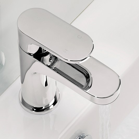 Proflow Track Mono Basin Mixer Tap with Clicker Waste