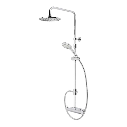Roper Rhodes Storm Thermostatic Dual Function Bar Valve Shower System with Shelf
