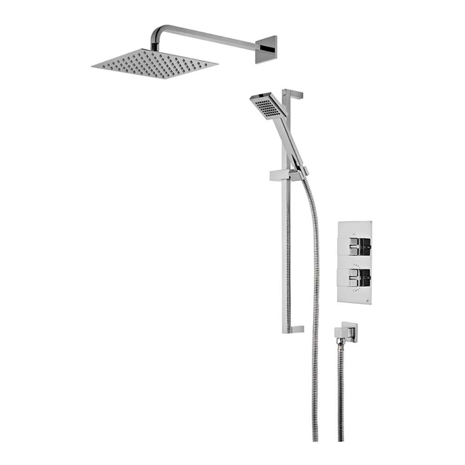 Roper Rhodes Event Square Thermostatic Dual Function Concealed Shower System