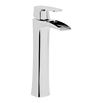 Roper Rhodes Sign Tall Waterfall Basin Mixer with Clicker Waste