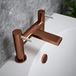 The Tap Factory Vibrance Brushed Copper Deck Mounted Bath Filler with Ivory Handles