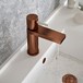 The Tap Factory Vibrance Brushed Copper Mono Basin Mixer and Basin Waste - 6 Handle Colours Available