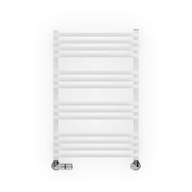 Terma Alex Ladder Heated Towel Rail - Traffic White - 760 x 500mm
