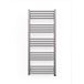 Terma Fiona One Electric Heated Towel Rail with Heating Element - Sparkling Gravel - 1140 x 480mm