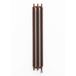 Terma Ribbon V Electric Vertical Radiator with Heating Element - Bright Copper - 1800 x 290mm