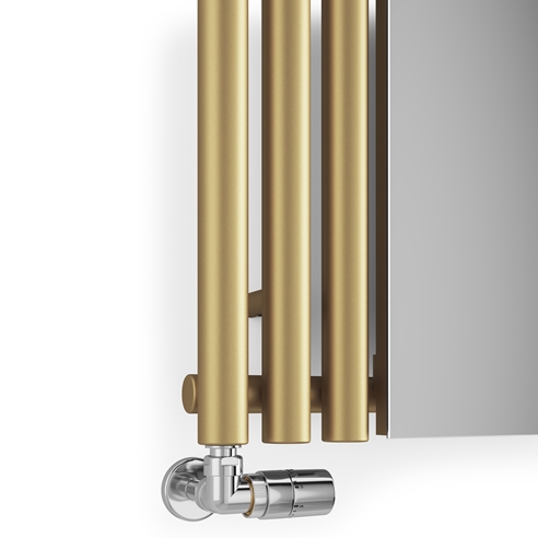 Terma Rolo Vertical Column Mirror Radiator - 1800 x 590mm - 7 Colours