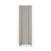 Terma Rolo Vertical Column Mirror Radiator - Quartz Mocha - 1800 x 590mm