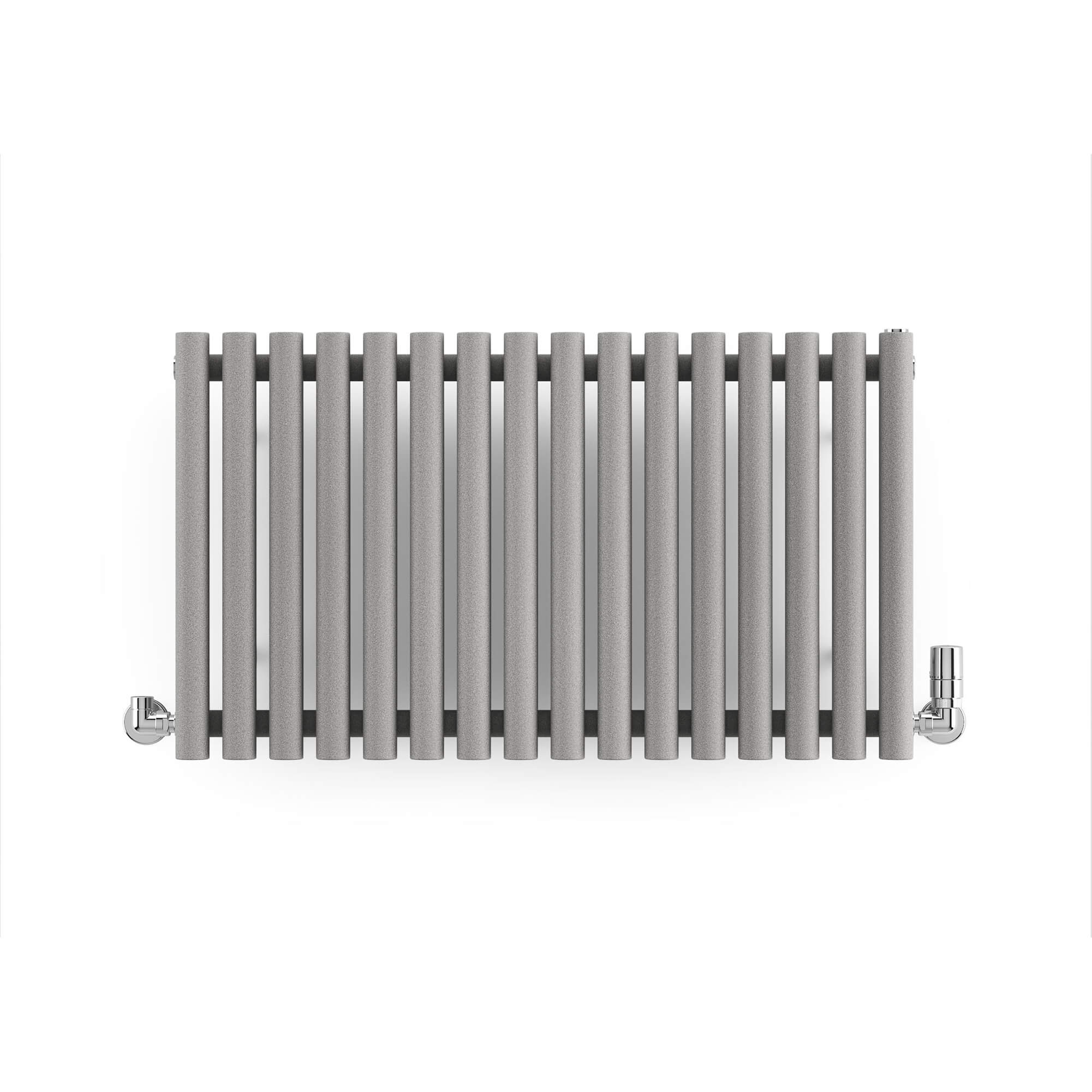 Terma Rolo Room Salt & Pepper Horizontal Column Radiator - 500 x 865mm