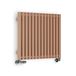 Terma Triga Horizontal Column Designer Radiator - Bright Copper