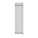 Terma Tune Electric Vertical Radiator with Heating Element - White Crocodile - 1800 x 490mm