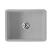 Thomas Denby Metro Large 1 Bowl Inset or Undermount Matt Sea Mist Ceramic Kitchen Sink - 595 x 460mm