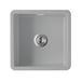 Thomas Denby Metro 1 Bowl Inset or Undermount Matt Sea Mist Ceramic Kitchen Sink - 460 x 460mm