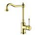Clearwater Tiberius Single Lever Traditional Mono Kitchen Mixer - Gold