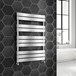 Brenton Avezzano Chrome Flat Panel Heated Towel Rail - 1000 x 600mm