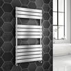 Brenton Avezzano Chrome Flat Panel Heated Towel Rail - 1200 x 600mm