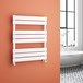 Brenton Avezzano White Flat Panel Heated Towel Rail - 800 x 600mm