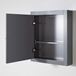 Butler & Rose Darcy Matt Grey Wall Hung Mirrored Cabinet - 600 x 500mm