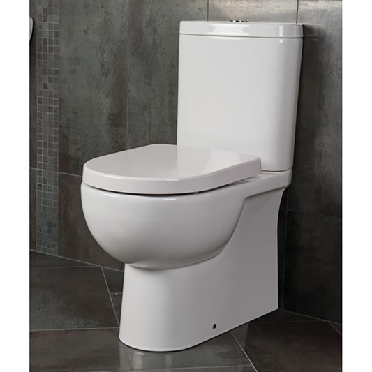 RAK Tonique Close Coupled Fully Back to Wall Toilet & Soft Close Seat