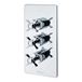 Tre Mercati Traditional Concealed 3 Outlet Thermostatic Shower Valve With Diverter