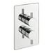 Tre Mercati Bella Concealed 2 Outlet Thermostatic Shower Valve With Diverter