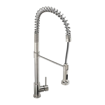 Abode Stalto Professional Mono Pull Out Kitchen Tap - Stainless Steel