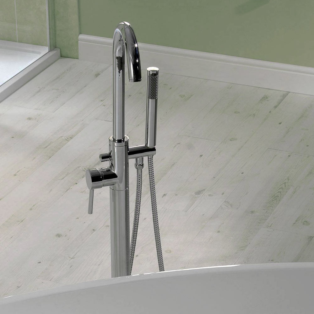 Vellamo Twist Freestanding Bath Shower Mixer Tap Tap Warehouse