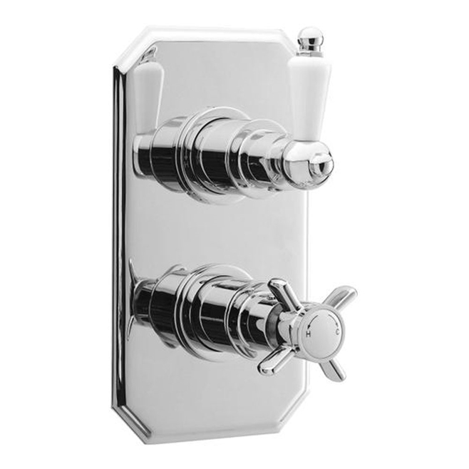 nuie Edwardian 1 Outlet WRAS Approved Concealed Thermostatic Shower Valve