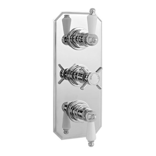nuie Beaumont 2 Outlet Concealed Thermostatic Shower Valve