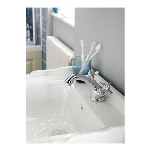 nuie Luxury Beaumont Mono Basin Mixer with Pop-Up Waste