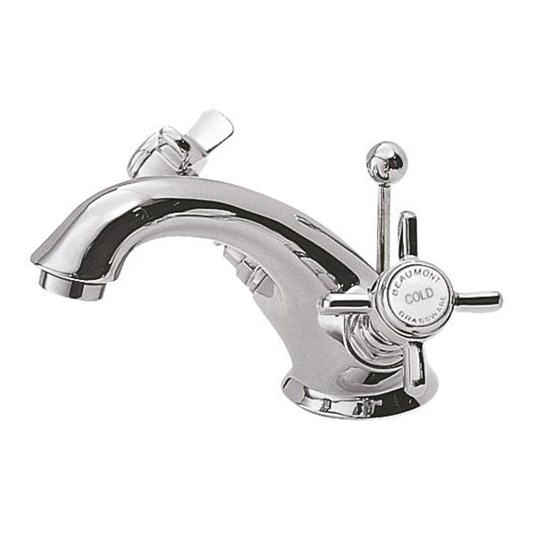 nuie Luxury Beaumont Mono Basin Mixer with Pop-Up Waste