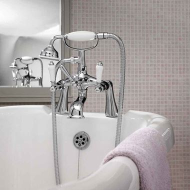 Ultra Bloomsbury Deck Mounted Bath Shower Mixer