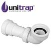 Uniwaste™ Waterless Waste Space-Saving Trap for Basins, Baths & Bidets