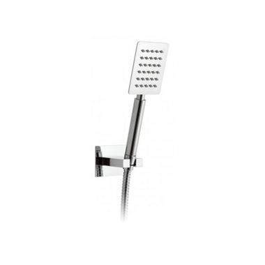 Vado Aquablade Square Mini Shower Kit With Integrated Outlet And Bracket