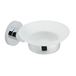 Vado Elements Wall Mounted Frosted Glass Soap Dish & Holder