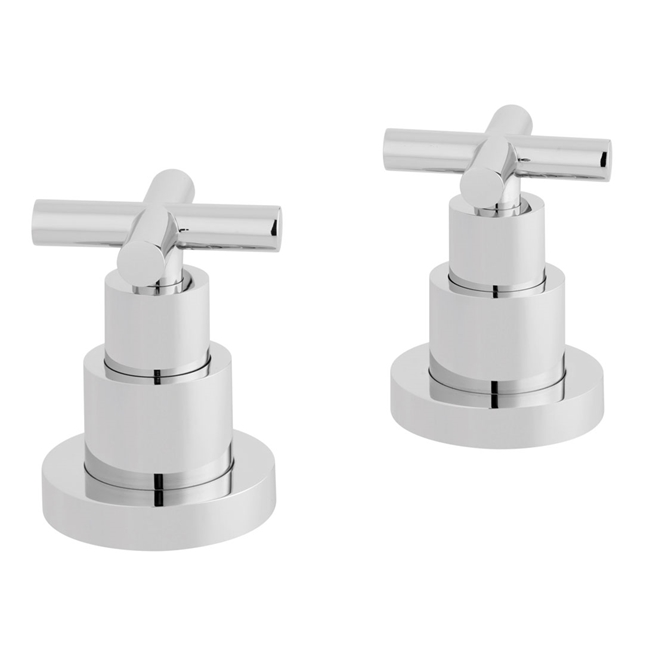 Vado Elements Water Pair of Deck Mounted Valves - 3/4"