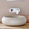 Vado Life Wall Mounted Single Lever Basin Mixer with Backplate