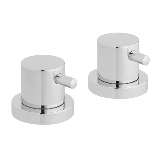 Vado Zoo Pair Of Deck Mounted Stop Valves (3/4")