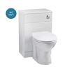 Vellamo Alpine 1050mm 2 Door Furniture Suite with Back to Wall Toilet & Concealed Cistern - Gloss White