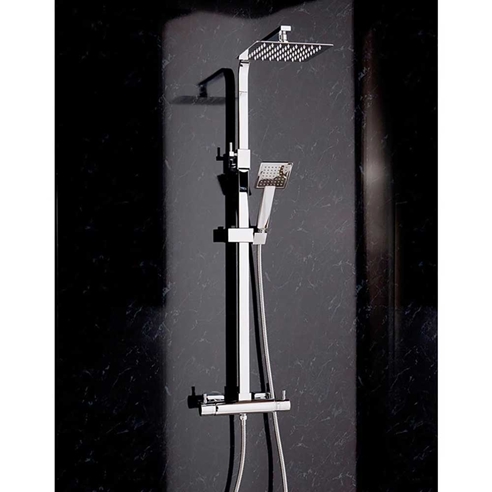 Vellamo Blade Quadro Thermostatic Exposed Shower System