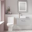 Vellamo City Modern Close-Coupled Toilet with Soft-Close Seat