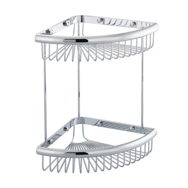 Vellamo Double Shower Corner Basket