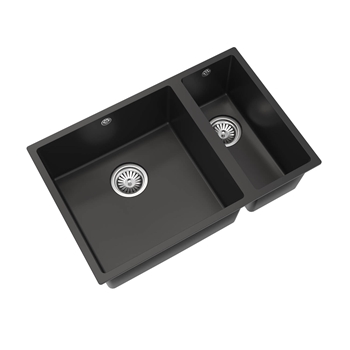 Vellamo Designer 1.5 Bowl Comite Composite Inset/Undermount Kitchen Sink & Waste - 670 x 440mm