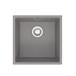 Vellamo Designer 1 Bowl Matt Grey Comite Composite Undermount Kitchen Sink & Waste - 440 x 440mm