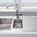 Vellamo Endure Thick-Gauge 1.5 Bowl Stainless Steel Sink & Waste Kit - 1000 x 500mm - Right Hand Bowl