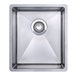 Vellamo Designer Compact Single Bowl Undermount Stainless Steel Kitchen Sink & Waste Kit - 380 x 440mm