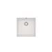 Vellamo Ceramic-Style Gloss White Composite Inset / Undermount 1 Bowl Kitchen Sink & Waste - 440 x 440mm