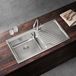 Vellamo Endure Thick-Gauge Large Bowl Stainless Steel Sink & Waste Kit - 1000 x 500mm