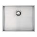 Vellamo Edge 1 Bowl Inset/Undermount Stainless Steel Kitchen Sink & Waste Kit - 530 x 430mm